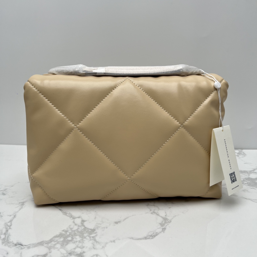 Tory Burch ～新款 TB 大号 154704 小号 154706 最新款牛皮 云朵包 链条肩带背包 多功能使用 女士挎包 头层牛皮 可 单肩 可斜挎 超 黑色 白色