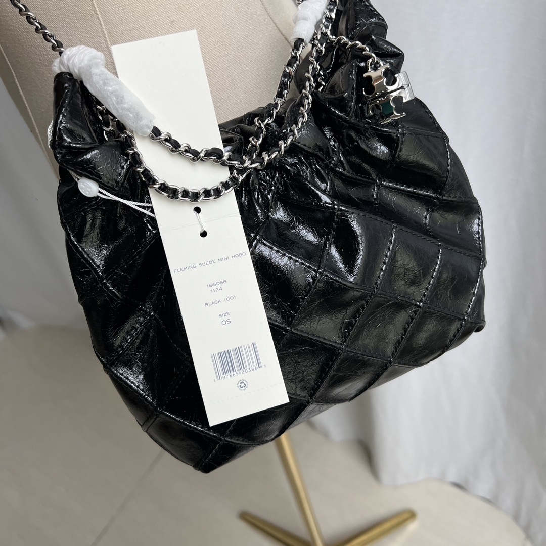Tory Burch ～TB 秋季 最新款 166066头层爆裂纹牛皮
