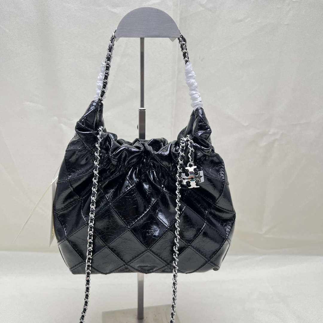 Tory Burch ～TB 秋季 最新款 166066头层爆裂纹牛皮