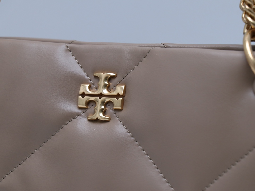 Tory Burch ～TORY BURCH 汤丽柏琦 KIRA 小号菱格纹链条肩背包女包 尺寸26.5×7.5×19