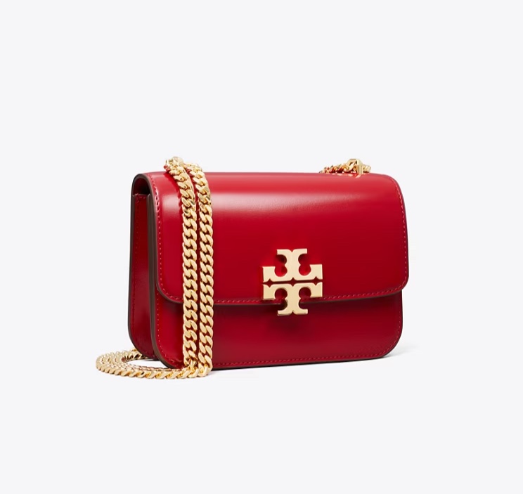 Tory Burch ～TB新款Eleanor 小号链条包 包款全新设计光滑金属饰件 尽显盒子包的简约线条