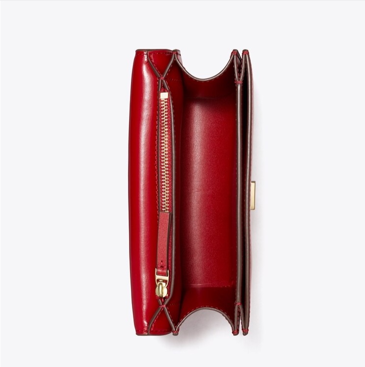 Tory Burch ～TB新款Eleanor 小号链条包 包款全新设计光滑金属饰件 尽显盒子包的简约线条