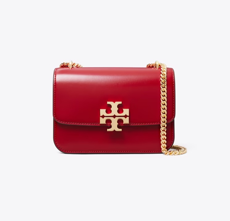 Tory Burch ～TB新款Eleanor 小号链条包 包款全新设计光滑金属饰件 尽显盒子包的简约线条