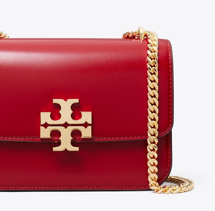 Tory Burch ～TB新款Eleanor 小号链条包 包款全新设计光滑金属饰件 尽显盒子包的简约线条