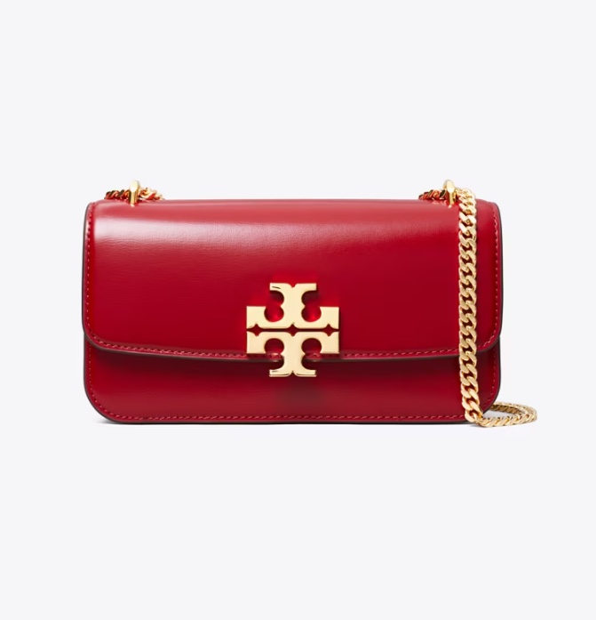 Tory Burch ～TB Eleanor新款迷你豆腐包 新版本 可调节肩带 纳帕牛皮面料 柔软舒适