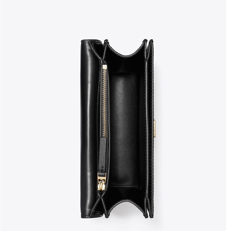 Tory Burch ～ Tory Burch ELEANOR系列 豆腐包 鳄鱼纹牛皮小金砖链条包 标志性双T五金logo