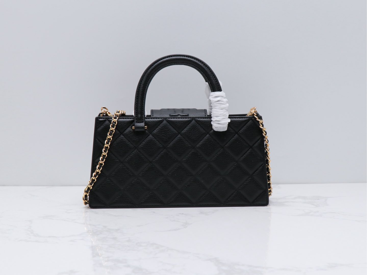 Tory Burch ～Tory brunch 压菱格链条包 牛皮高级质感通勤百搭手提单肩斜挎 定型包