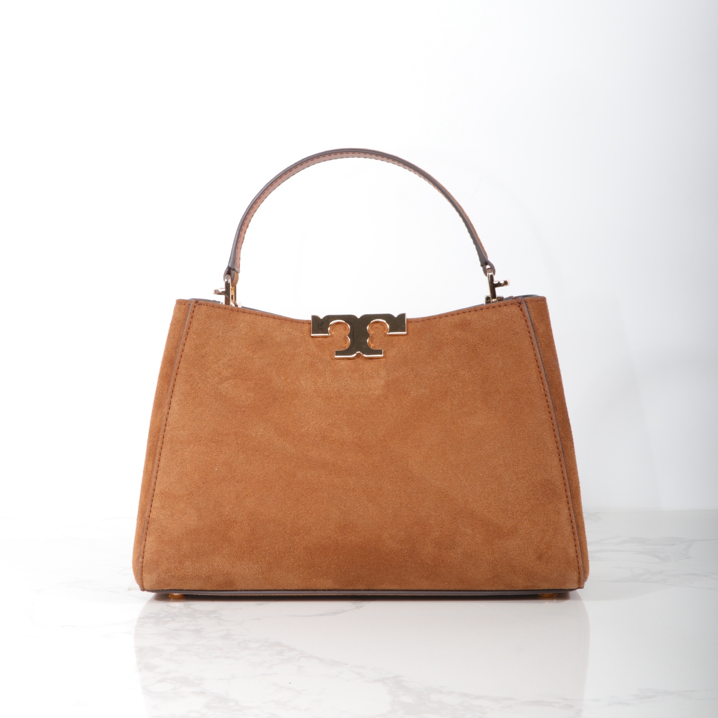 Tory Burch TORY BURCH 汤丽柏琦新品Eleanor手提包，碰上惊喜，天鹅绒手感。真的绝美对一直秋冬美拉德