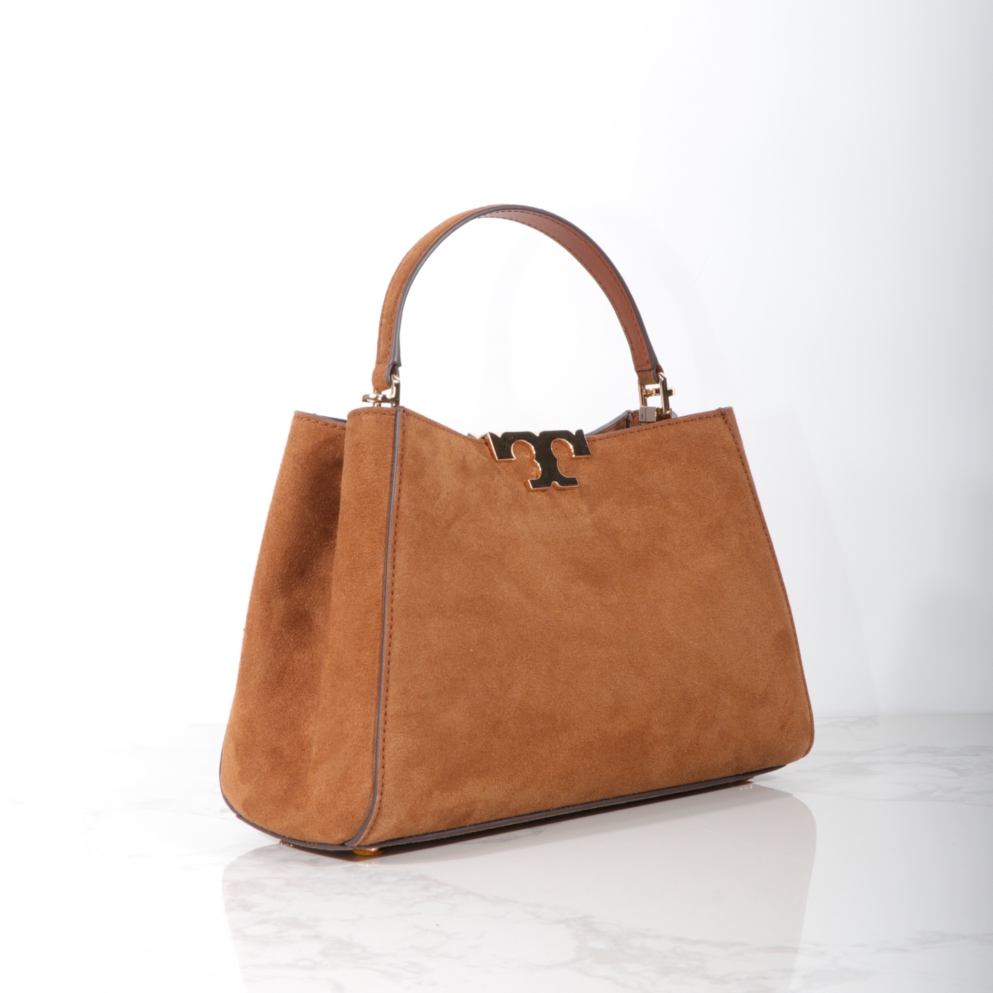 Tory Burch TORY BURCH 汤丽柏琦新品Eleanor手提包，碰上惊喜，天鹅绒手感。真的绝美对一直秋冬美拉德