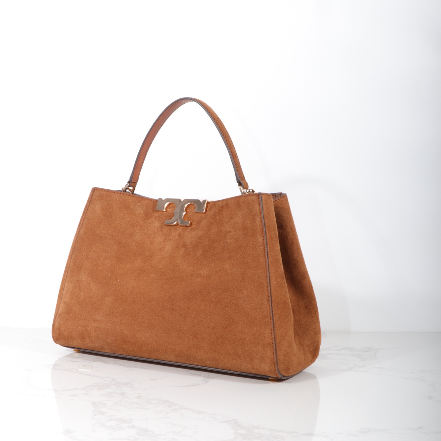 Tory Burch TORY BURCH 汤丽柏琦新品Eleanor手提包，碰上惊喜，天鹅绒手感。真的绝美对一直秋冬美拉德
