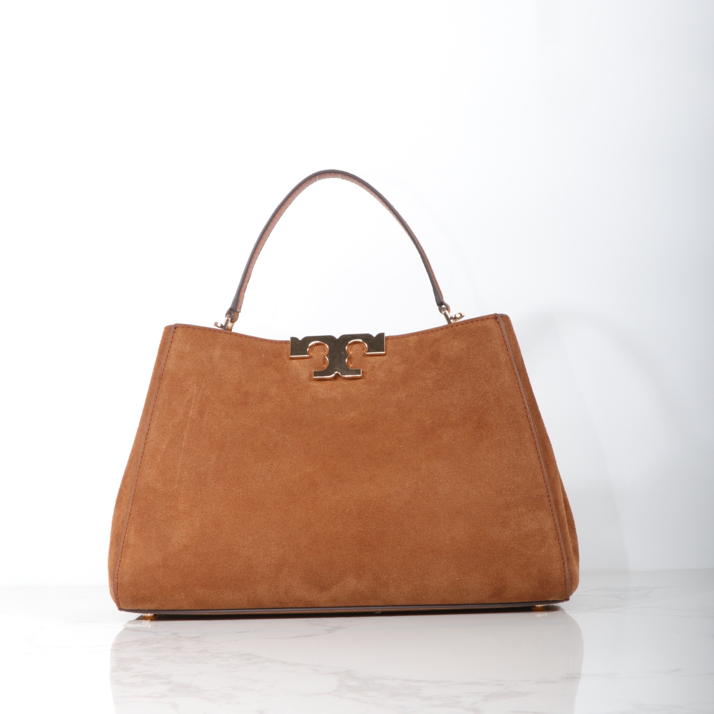 Tory Burch TORY BURCH 汤丽柏琦新品Eleanor手提包，碰上惊喜，天鹅绒手感。真的绝美对一直秋冬美拉德