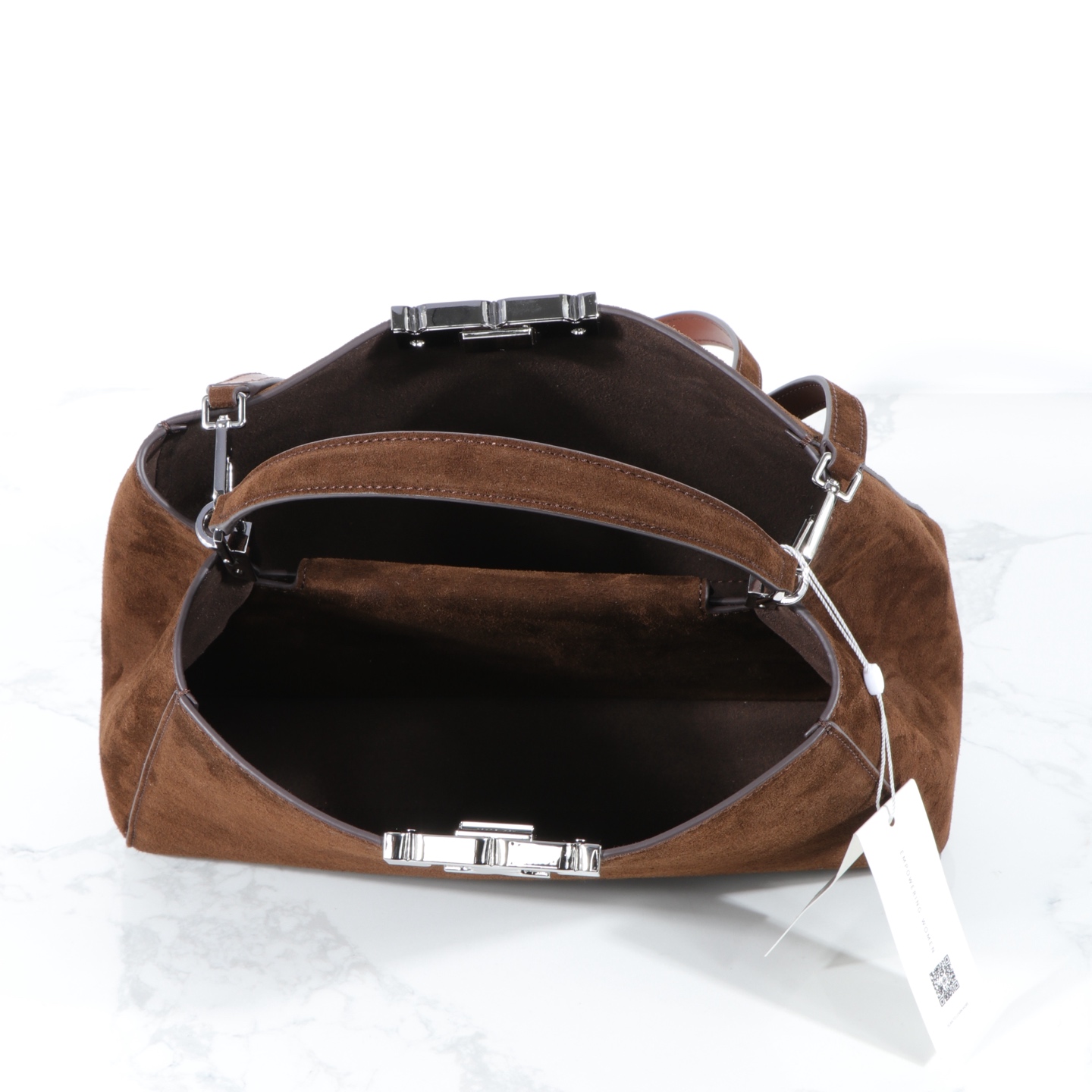 Tory Burch TORY BURCH 汤丽柏琦新品Eleanor手提包，碰上惊喜，天鹅绒手感。真的绝美对一直秋冬美拉德