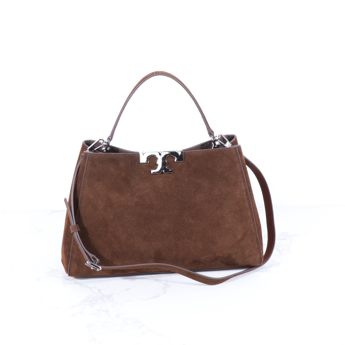 Tory Burch TORY BURCH 汤丽柏琦新品Eleanor手提包，碰上惊喜，天鹅绒手感。真的绝美对一直秋冬美拉德