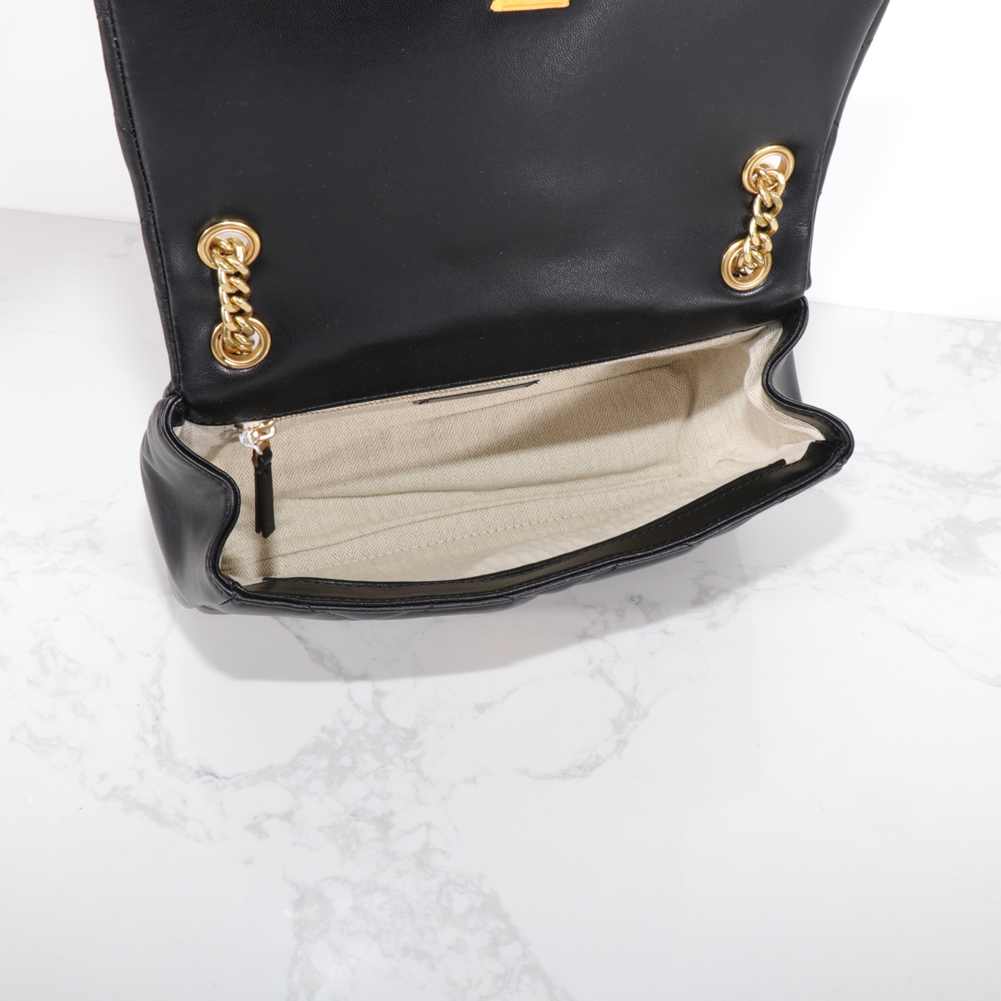 Tory Burch 方胖子链条菱格 休闲TB女包 尺寸27.5×8×18