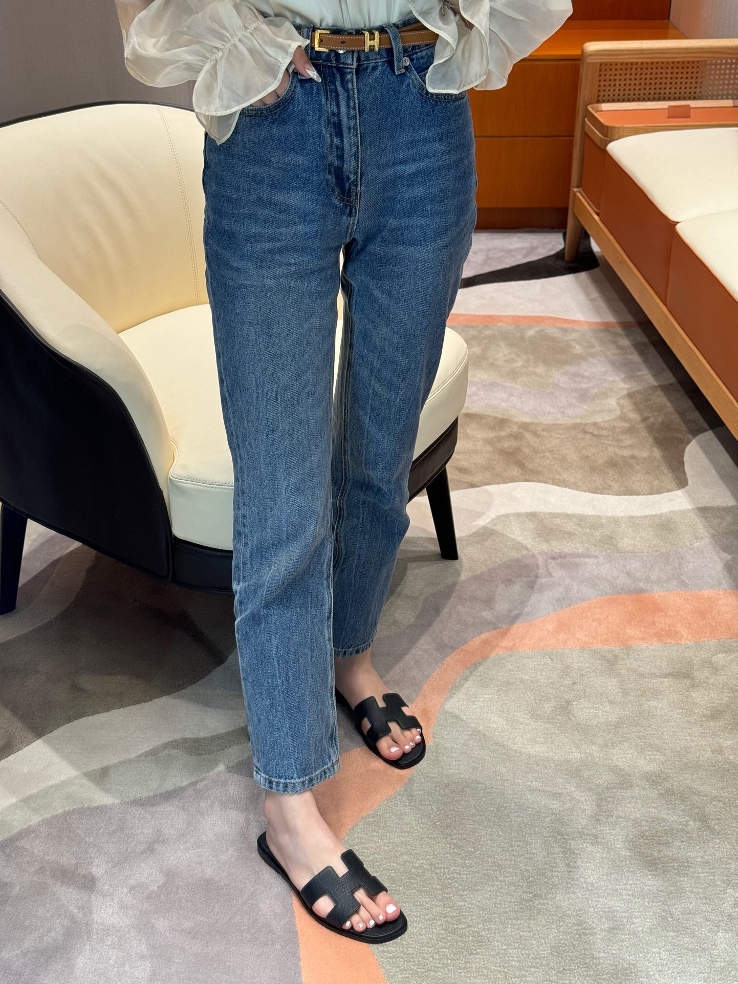 Hermès oran Epsom (Black)