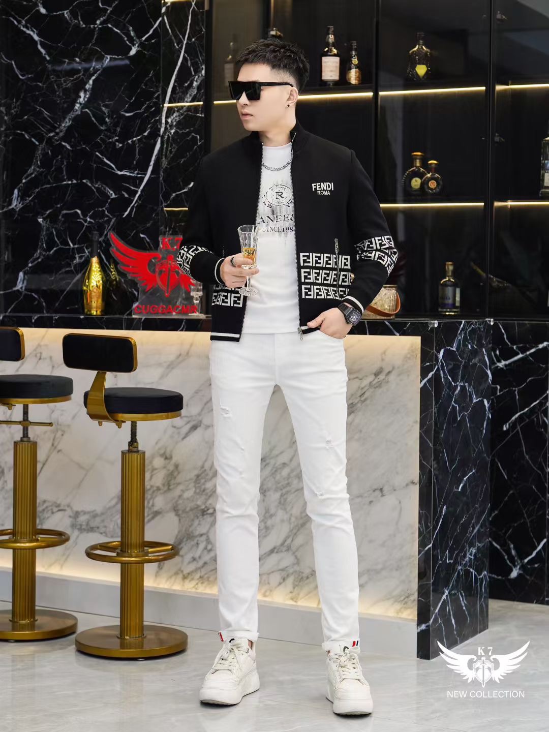 NO:531678,FEND* fitting M-XXXL Autumn and winter double F letter jacquard wool stand-up collar jacket, exquisite craftsmanship counter fabric, top-level elements fusion, complete 3 standards, trendy men's fashion, whether it is the comfort of the upper body or the incomparable existence 170-135(M) 175-150(L) 178-160(XL) 180-170(XXL) 180-180(XXXL) your,,fendi,jackets & coats,alexander wang19860909FEND*合身版型M-XXXL 秋冬双F字母提花羊毛立领外套,精致工艺专柜面料,顶级元素融合打造,3标齐全,潮男时尚,无论是上身舒适度还是都是无可比拟的存在 170-135(M) 175-150(L) 178-160(XL)180-170(XXL) 180-180(XXXL) your,,fendi,jackets & coats,alexander wang,Men's clothing