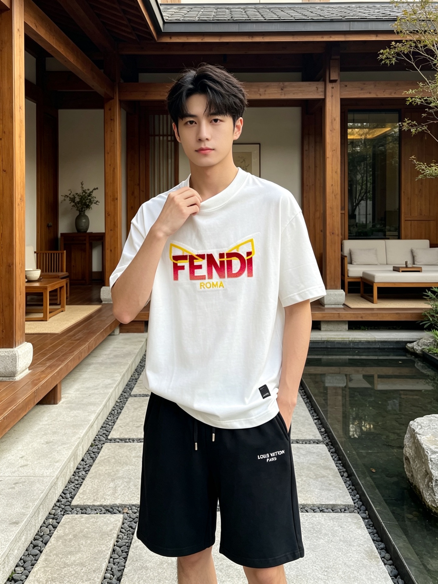 NO:936028,Fendi Fendi 2026 new summer short-sleeved T-shirt, the exclusive first release of the personalized art series on the entire network. The versatile details are perfectly processed and the pure cotton fabric is very exquisite. The original fabric is the same high version as the Internet celebrity star. The high quality is very comfortable, fashionable and personalized. It is super versatile and good-looking. The color code is M-3XL, fendi, fendi, T-shirt, tees, t-shirt,19860909Fendi 芬迪 2026夏季新款短袖T恤,个性艺术系列全网独家首发 百搭款细节处理完美纯棉面料十分精致 原版面料 网红明星同款高版本 高品质手感非常舒服 时尚又个性 超级百搭好看的一款男女同款颜色码数M-3XL,,fendi,fendi,T-shirt,tees，t-shirt,,Men's clothing