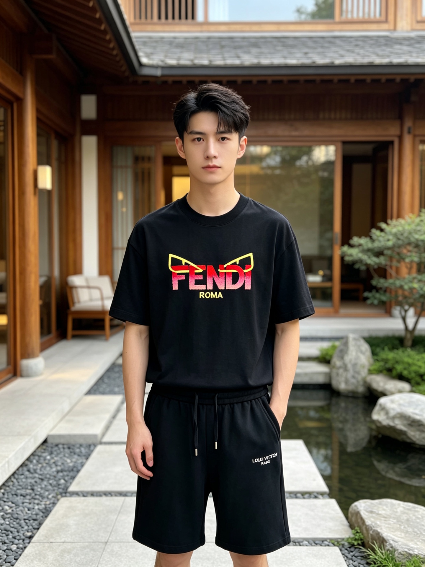 NO:904579,Fendi Fendi 2026 new summer short-sleeved T-shirt, the exclusive debut of the personalized art series on the whole network. The versatile details are perfectly processed and the pure cotton fabric is very exquisite. The original fabric is the same high version as the Internet celebrity star. The high quality is very comfortable, fashionable and personalized. It is super versatile and good-looking. The color code is M-3XL, fendi, fendi, T-shirt, tees, t-shirt,19860909Fendi 芬迪2026夏季新款短袖T恤,个性艺术系列全网独家首发 百搭款细节处理完美纯棉面料十分精致 原版面料 网红明星同款高版本 高品质手感非常舒服 时尚又个性 超级百搭好看的一款男女同款颜色码数M-3XL,,fendi,fendi,T-shirt,tees，t-shirt,,Men's clothing
