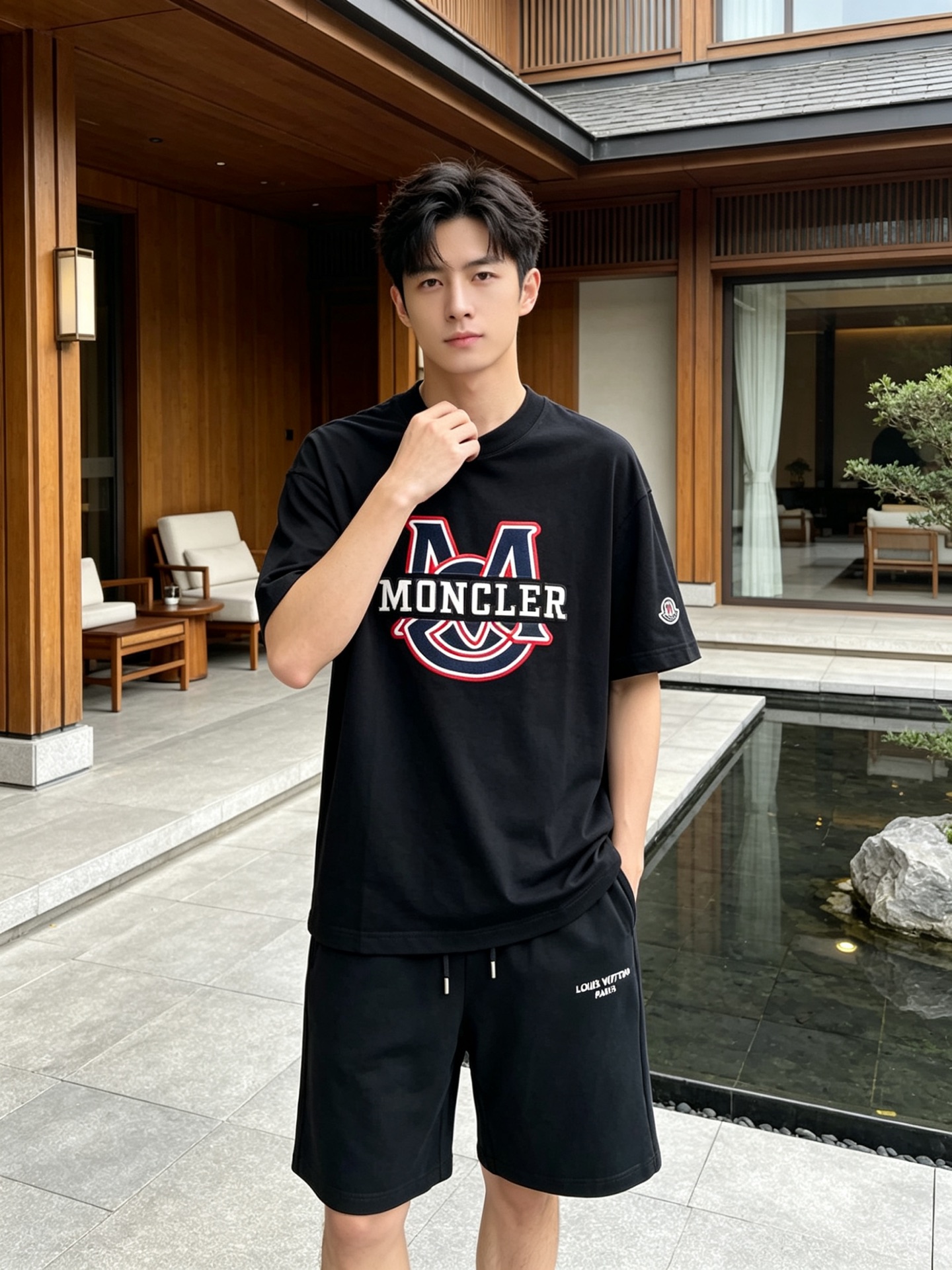 NO:936039,Moncler 2026 new summer short-sleeved T-shirt, the exclusive first release of the personalized art series on the entire network. The versatile details are perfectly processed and the pure cotton fabric is very exquisite. The original fabric is the same high version as the Internet celebrity star. The high-quality feel is very comfortable, fashionable and personalized. It is a super versatile and good-looking one for men and women. The color code is M-3XL, Moncler, T-shirt, tees, t-shirt,19860909Moncler 盟可睐2026夏季新款短袖T恤,个性艺术系列全网独家首发 百搭款细节处理完美纯棉面料十分精致 原版面料 网红明星同款高版本 高品质手感非常舒服 时尚又个性 超级百搭好看的一款男女同款颜色码数M-3XL,,Moncler,T-shirt,tees，t-shirt,,Men's clothing