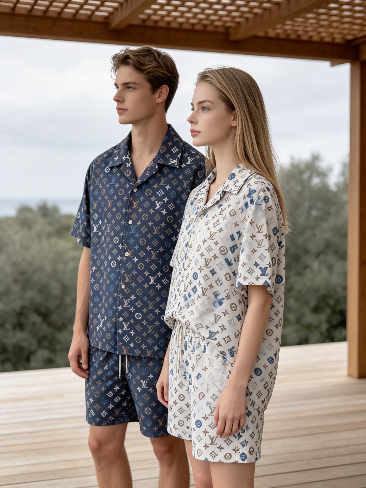 NO:936045,Mainly recommend LV's new summer short-sleeved Louis Vuitton lapel short-sleeved shorts suit, cotton and linen fiber shorts suit, the upper body effect is great, a leisure holiday boutique!  Light luxury style, simple and elegant!  Size M-XXXL H2026 new model debut,,louis vuitton,louis vuitton,shorts,T-shirt,19860909主推 LV夏季新款短袖 路易威登翻领短袖短裤套装,棉麻纤维面料短裤套装,上身效果非常棒,休闲度假精品！轻奢风格简约大气！ 尺码M-XXXL H2026新款首发,,louis vuitton,louis vuitton,shorts,T-shirt,,Men's clothing