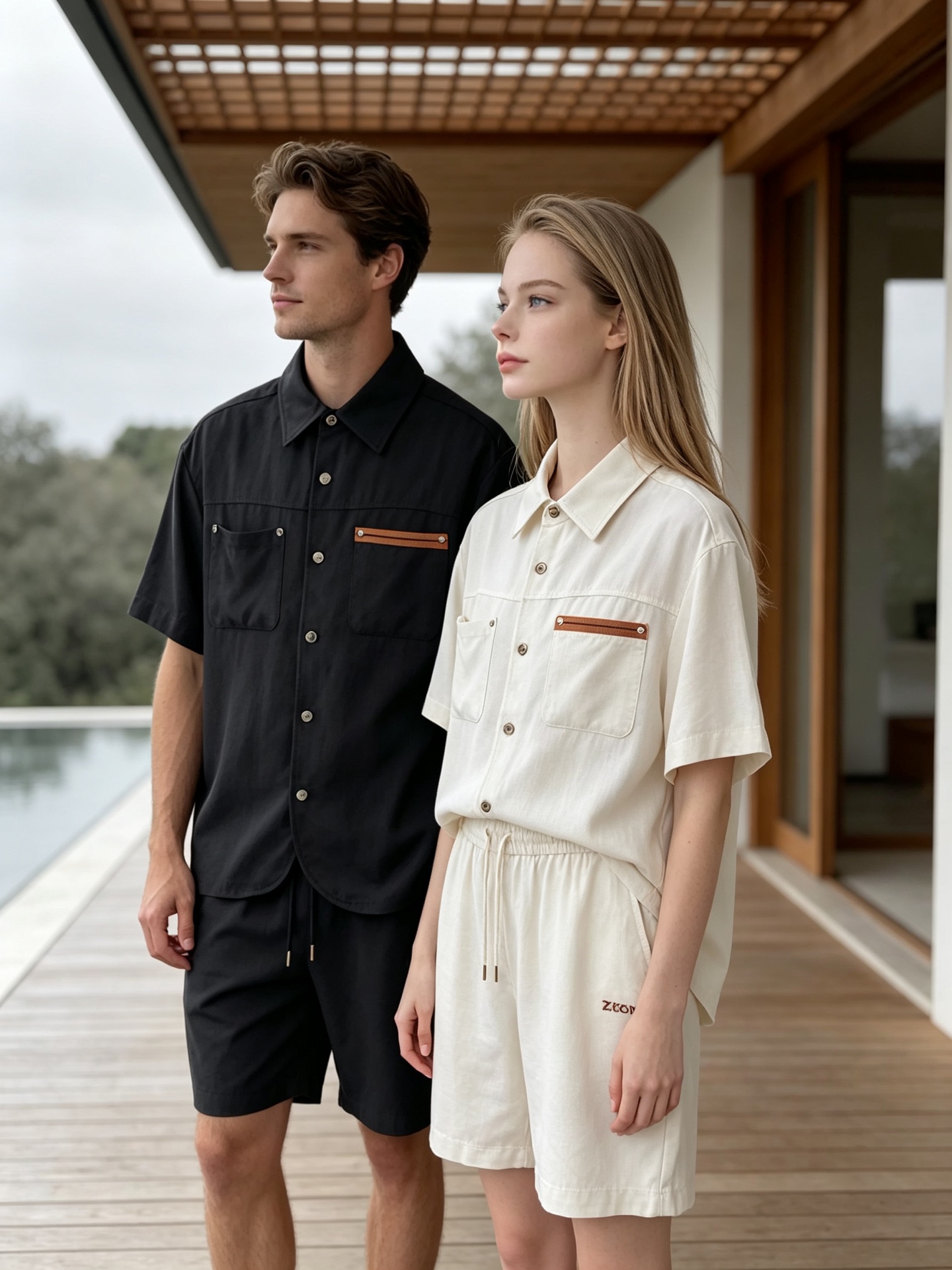 NO:936047,Mainly recommending ZEGNA's new summer short-sleeved Zegna lapel short-sleeved shorts suit, cotton and linen fiber shorts suit, the upper body effect is great, a leisure holiday boutique!  Light luxury style, simple and elegant!  Size M-XXXL H2026 new model first release,,zegna,shorts,T-shirt,19860909主推 ZEGNA夏季新款短袖 杰尼亚翻领短袖短裤套装,棉麻纤维面料短裤套装,上身效果非常棒,休闲度假精品！轻奢风格简约大气！ 尺码M-XXXL H2026新款首发,,zegna,shorts,T-shirt,,Men's clothing