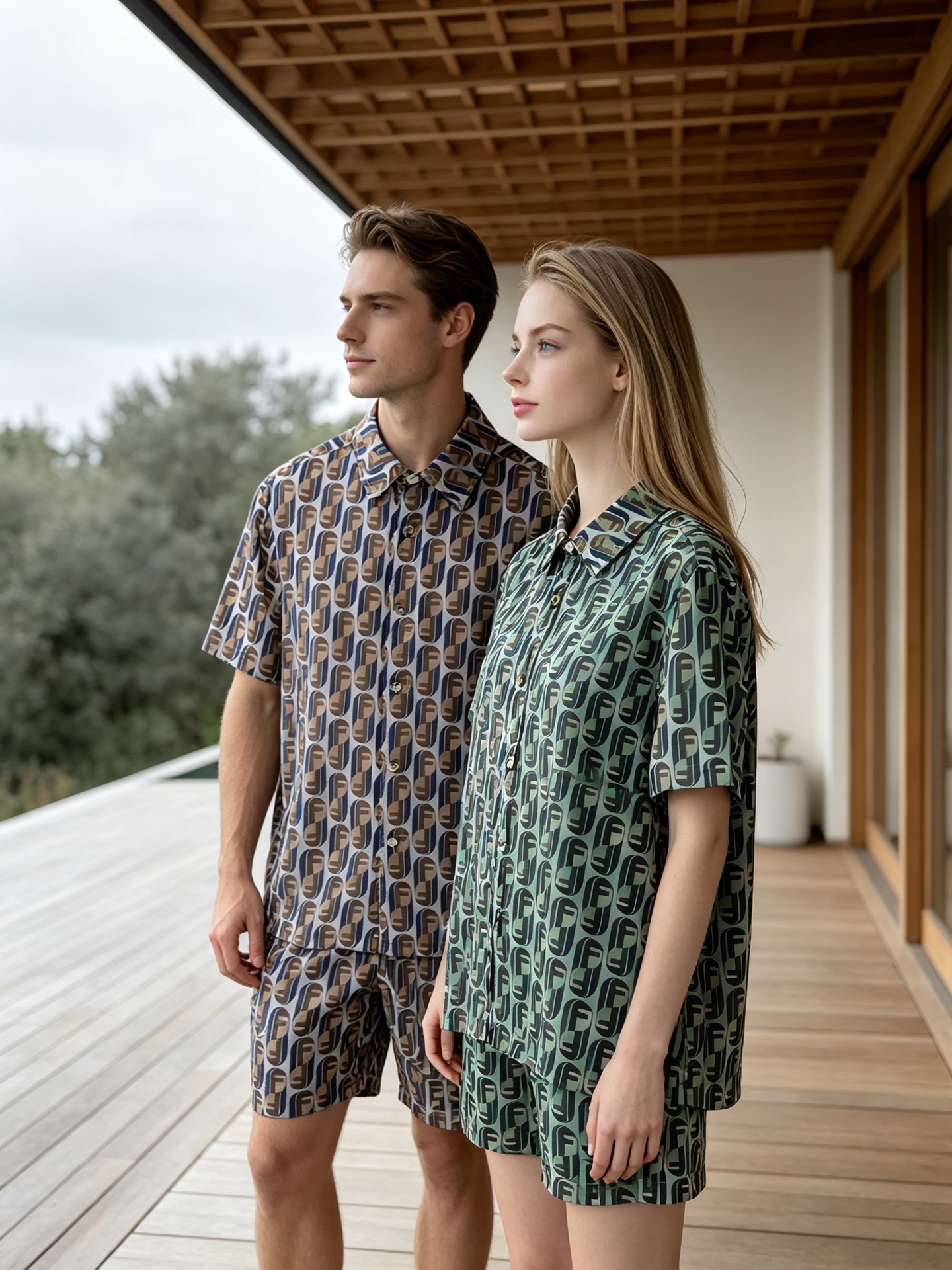 NO:936042,Mainly recommend Fendi's new summer short-sleeved Fendi lapel short-sleeved shorts suit, cotton and linen fiber shorts suit, the upper body effect is great, leisure and vacation boutique!  Light luxury style, simple and elegant!  Size M-XXXL H2026 new model debut,, fendi, fendi, shorts, T-shirt,19860909主推 Fendi夏季新款短袖 芬迪翻领短袖短裤套装,棉麻纤维面料短裤套装,上身效果非常棒,休闲度假精品！轻奢风格简约大气！ 尺码M-XXXL H2026新款首发,,fendi,fendi,shorts,T-shirt,,Men's clothing