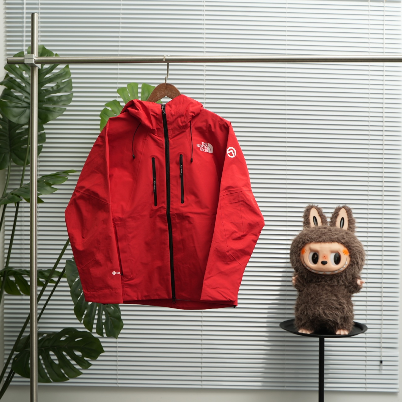 正品级 The North Face/北面巅峰硬壳冲锋衣 中国红