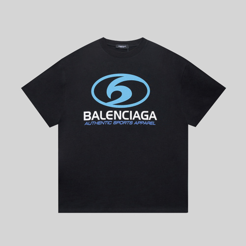 Balenciaga Authentic Sports Apparel Oversized T-Shirt,Heavyweight Cotton
