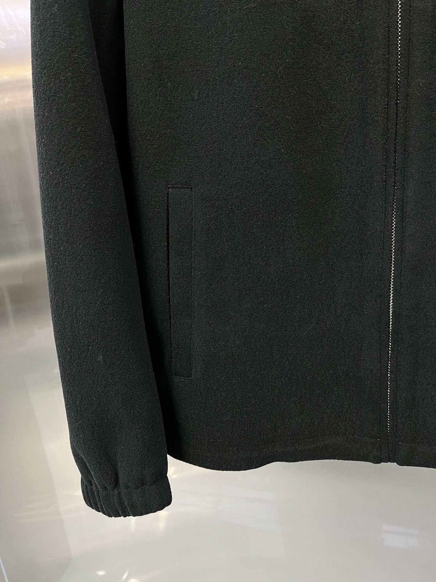 “Custom Fabric Jacket with Clean Cut Design, Soft Texture, High Quality Materials in Black, Blue, Almond – Sizes 48-56” - 图片 6