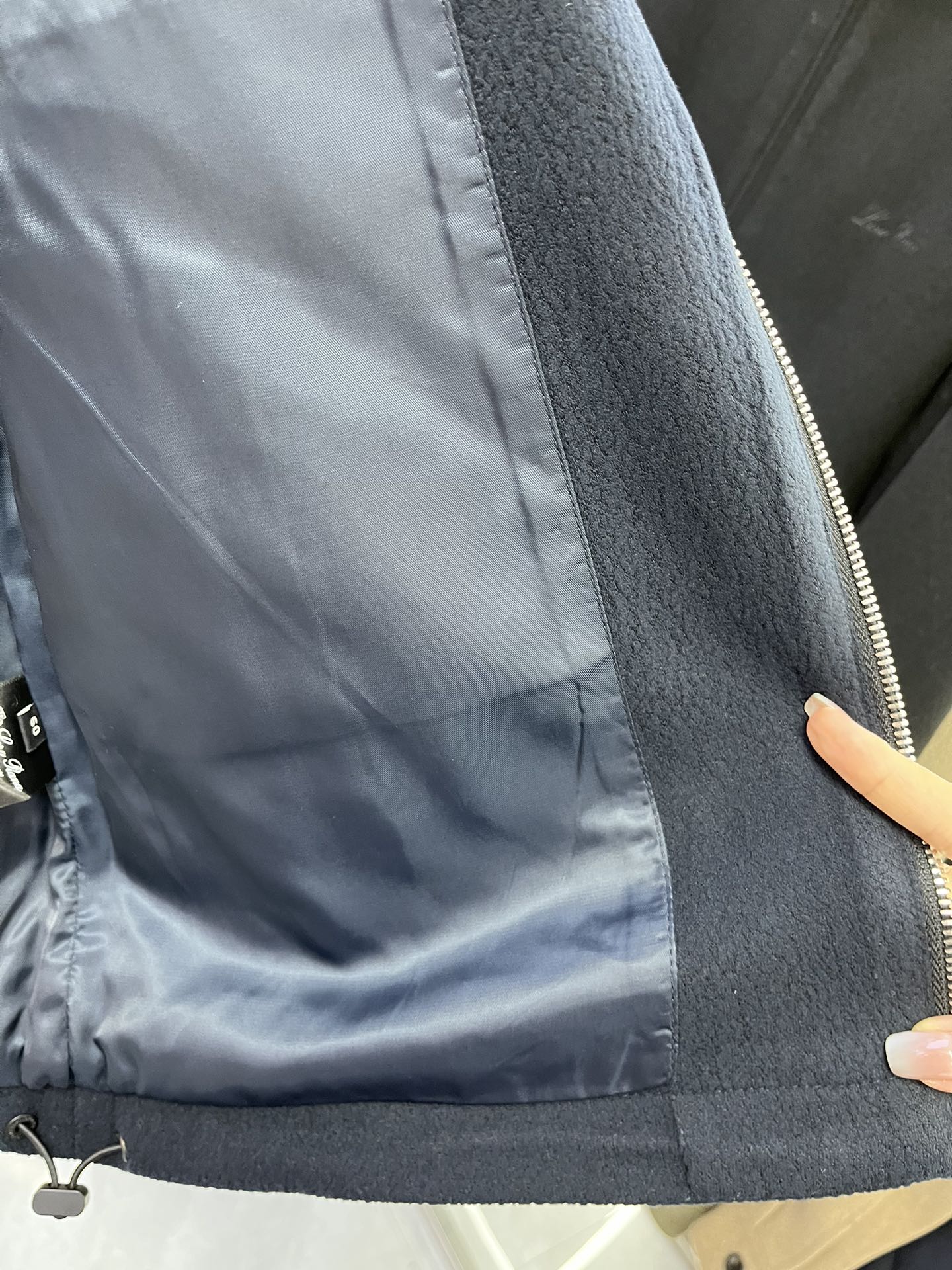 Title: Unique Custom Fabric Jacket with High Standards and Top-Level Materials in Black, Blue, Almond Colors (Size 48-56) - 图片 8