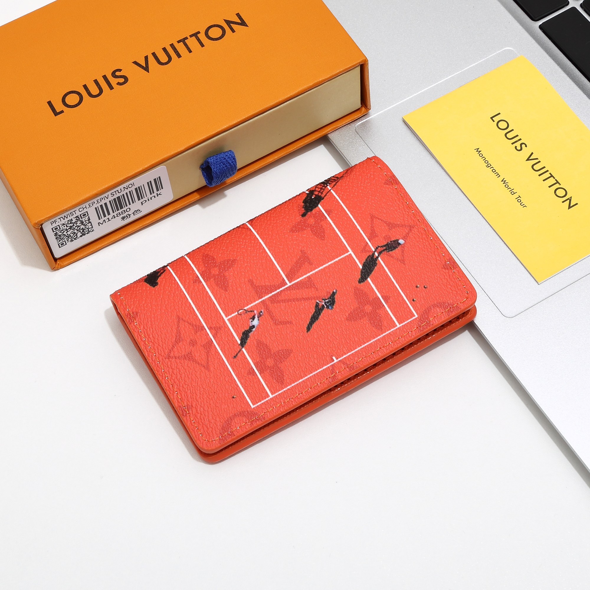 品牌：LV
货号：M14880卡包
颜色：浅蓝 白色 粉色 天蓝 橙色 绿色 绿印车