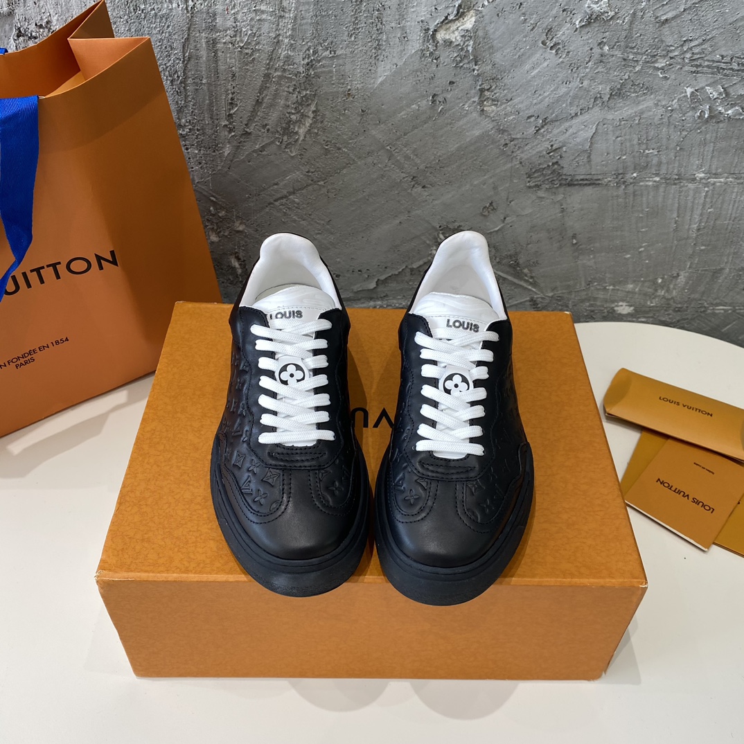 Wholesale
 Louis Vuitton Shoes Sneakers Cowhide Rubber Fashion Casual