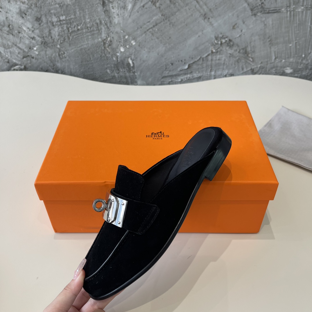 “2024 Hermes SS24 New Arrival Leather Shoes: Comfortable Italian Design, Top Quality” - 图片 7