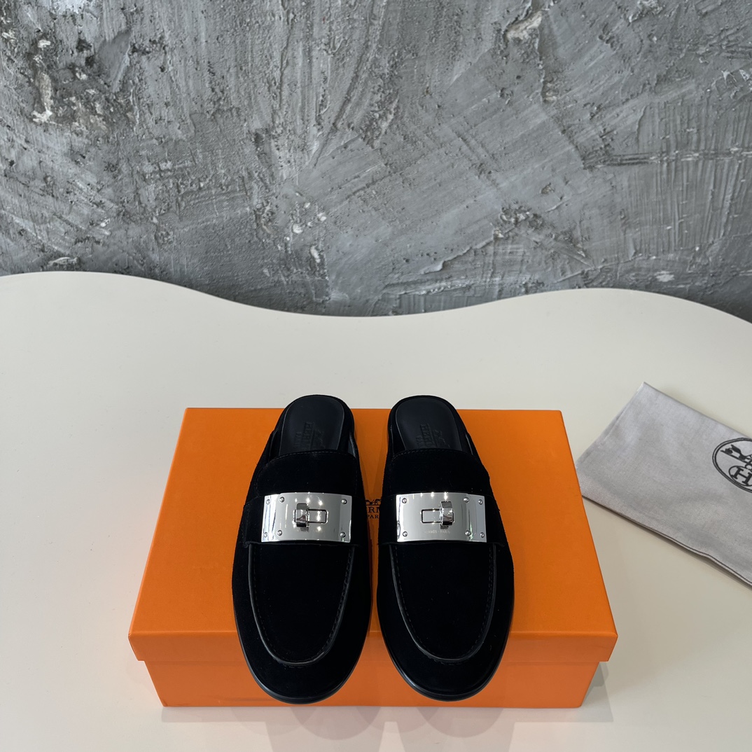 “2024 Hermes SS24 New Arrival Leather Shoes: Comfortable Italian Design, Top Quality” - 图片 1