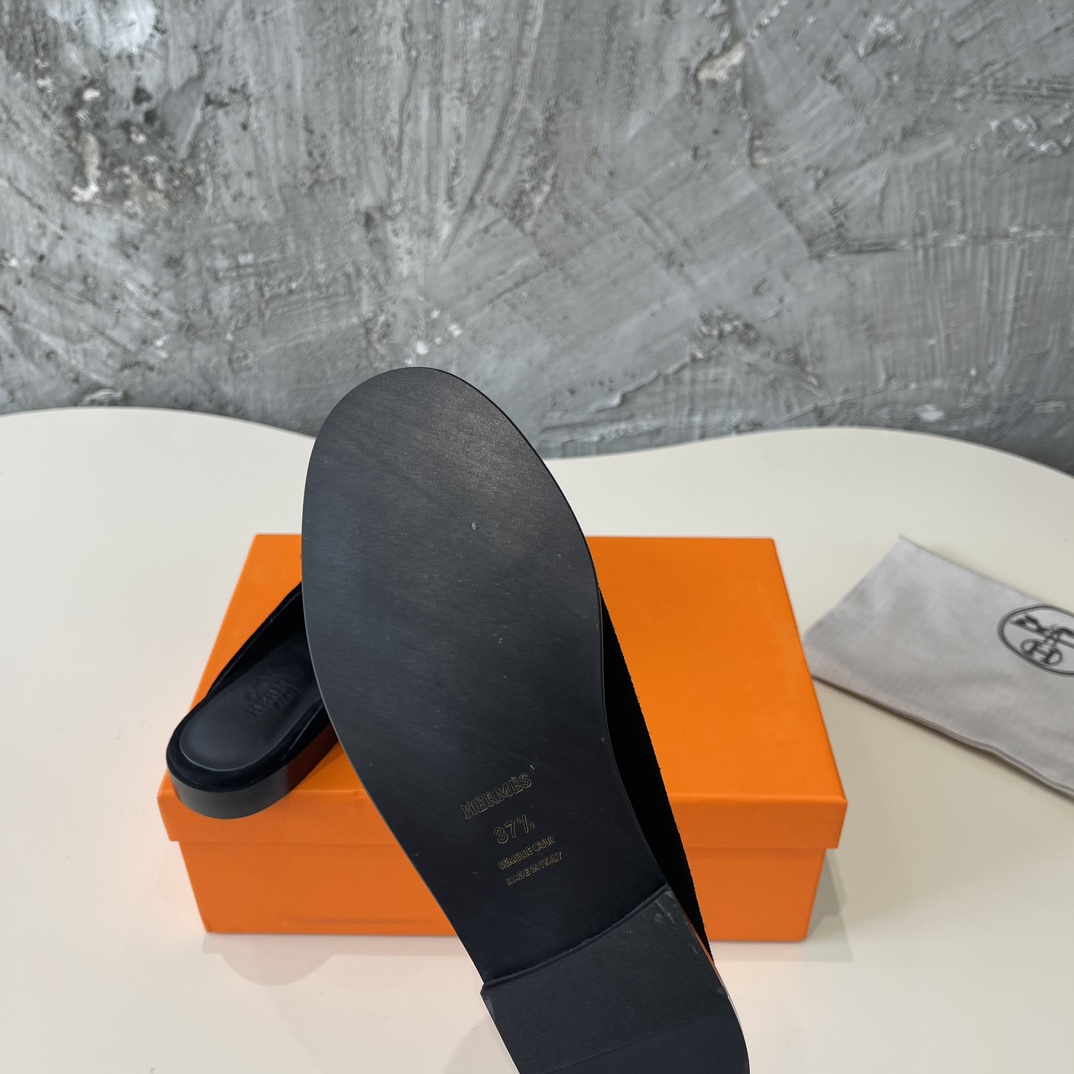 “2024 Hermes SS24 New Arrival Leather Shoes: Comfortable Italian Design, Top Quality” - 图片 9