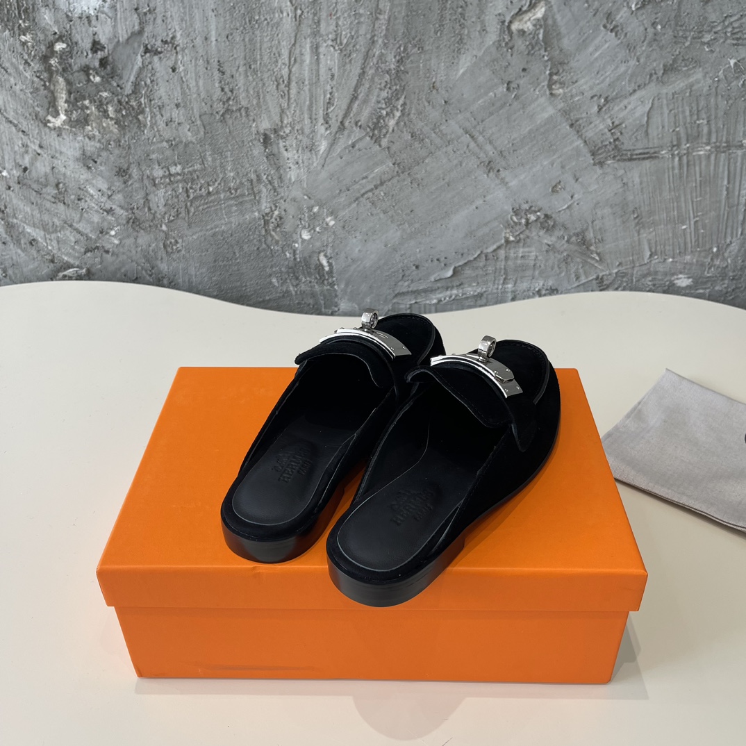 “2024 Hermes SS24 New Arrival Leather Shoes: Comfortable Italian Design, Top Quality” - 图片 3
