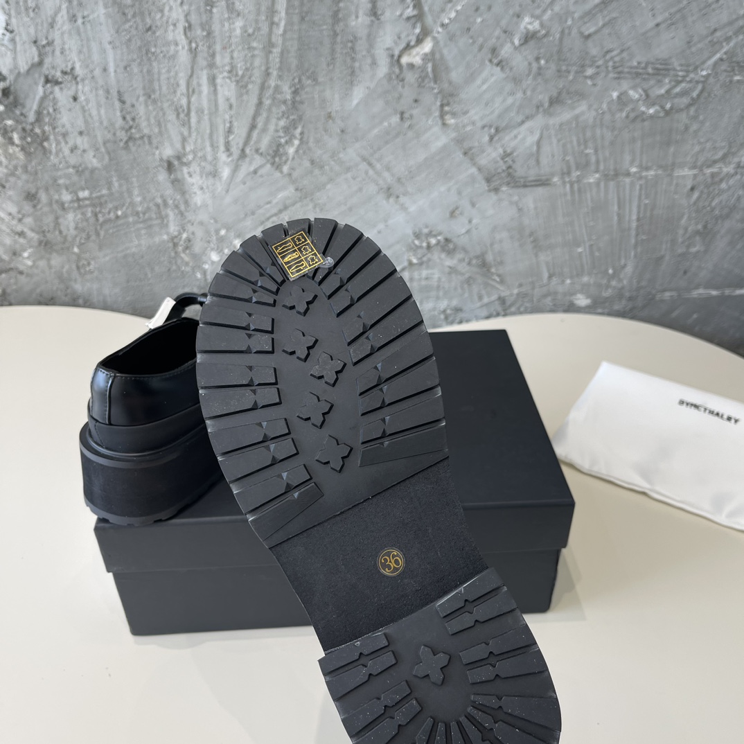 DYMONLATERY 2024 Black Series Big Head Shoes: Stylish and Comfortable Derby Shoes - 图片 9