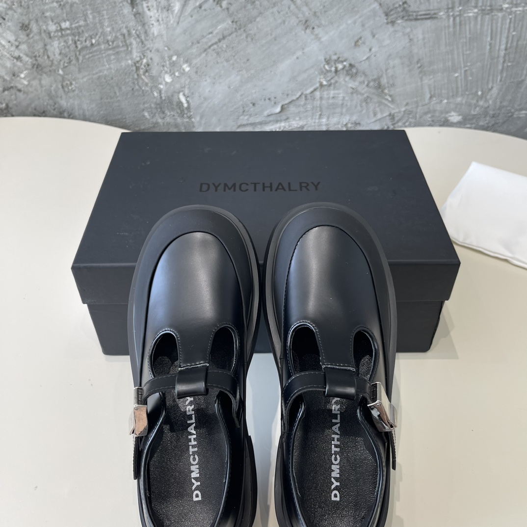 DYMONLATERY 2024 Black Series Big Head Shoes: Stylish and Comfortable Derby Shoes - 图片 4