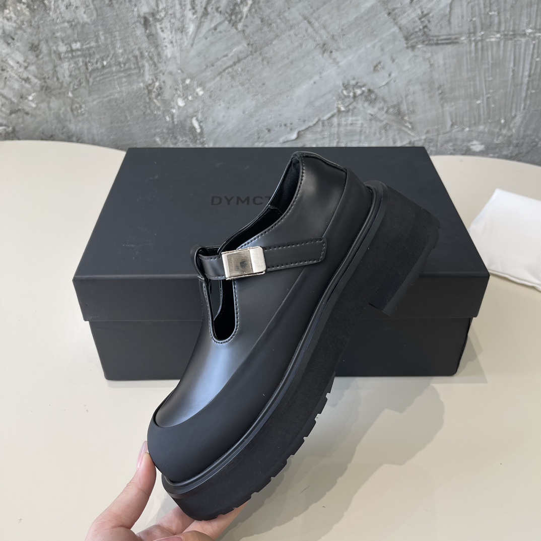DYMONLATERY 2024 Black Series Big Head Shoes: Stylish and Comfortable Derby Shoes - 图片 8