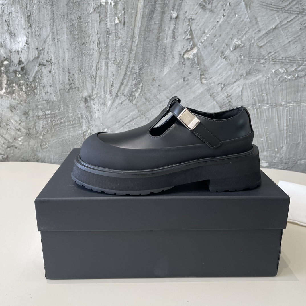 DYMONLATERY 2024 Black Series Big Head Shoes: Stylish and Comfortable Derby Shoes - 图片 2