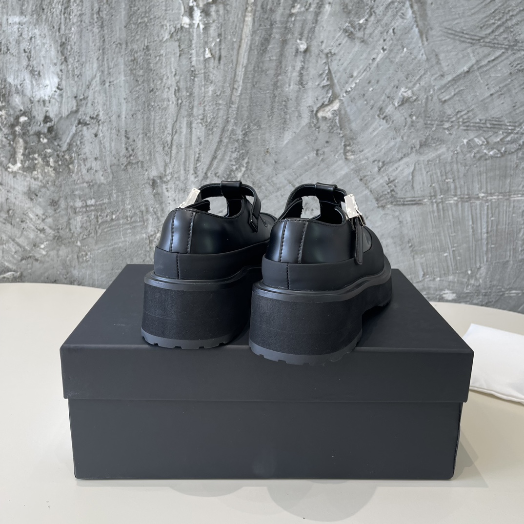 DYMONLATERY 2024 Black Series Big Head Shoes: Stylish and Comfortable Derby Shoes - 图片 3