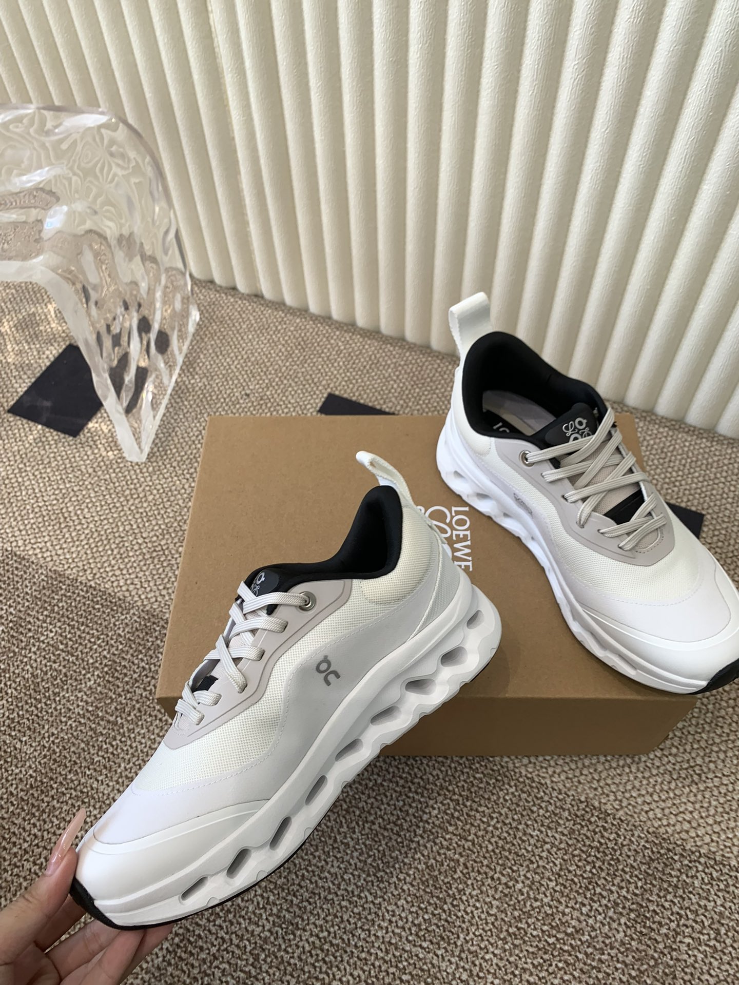 Loewe x On Cloudtilt 2.0 White Running Shoes Couples Sneakers 8 i1721231575 8746 4