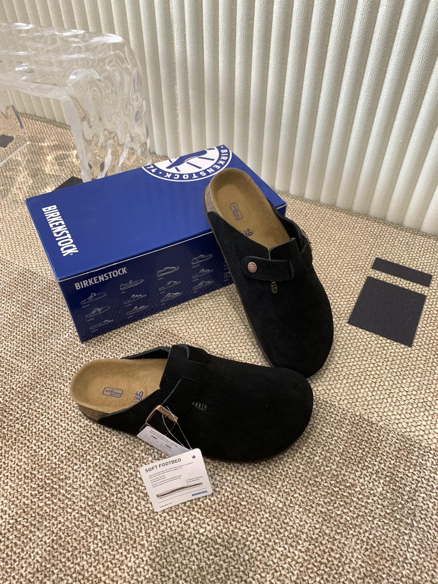 Birkenstock Unisex Boston Clogs - Ergonomic Suede Mules - Size 35-45 5 i1721543195 490 0