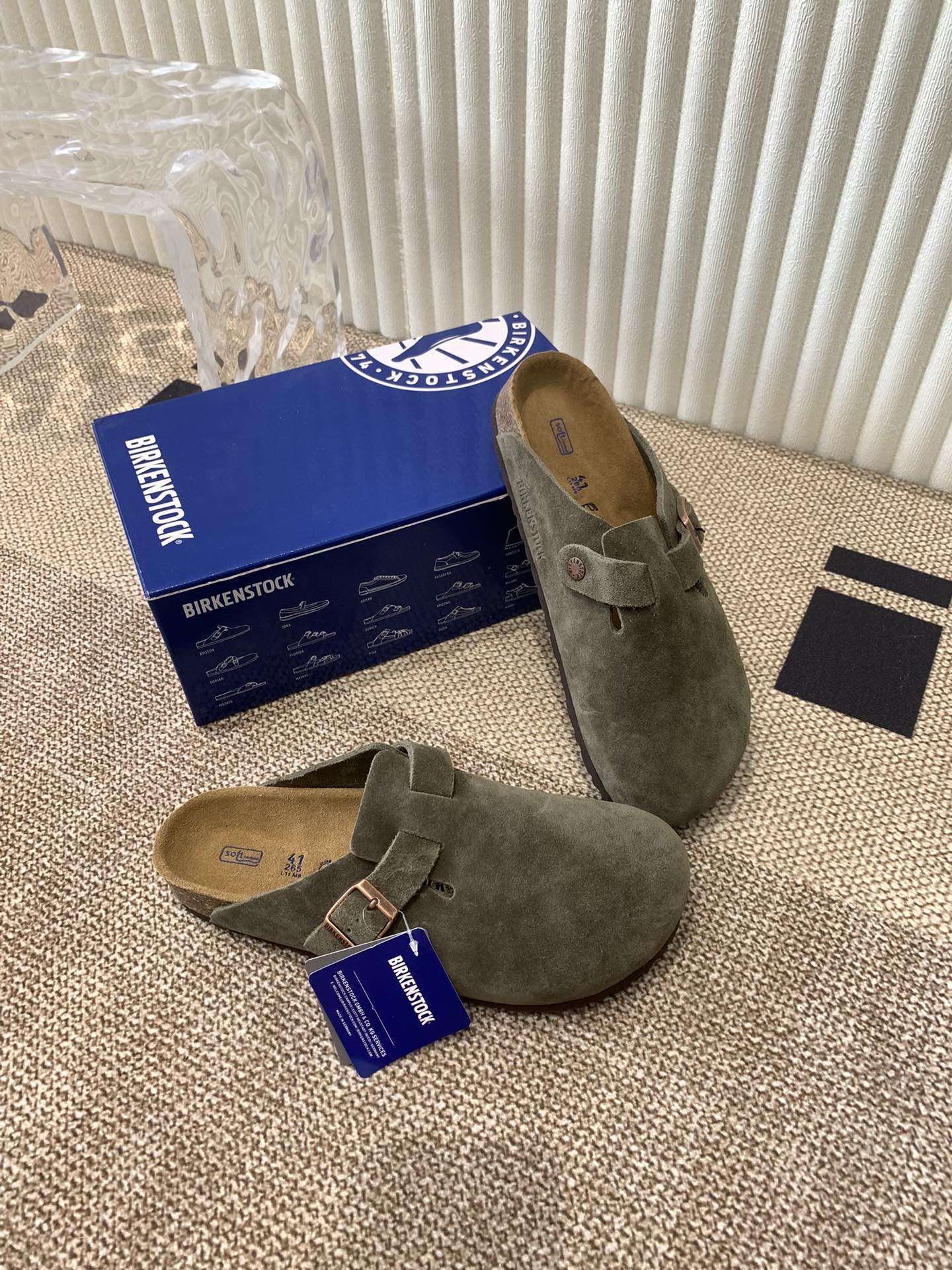 Birkenstock Clogs Suede Leather Unisex Sandals Mules Slides Slippers Shoes 5 i1721555639 3775 5