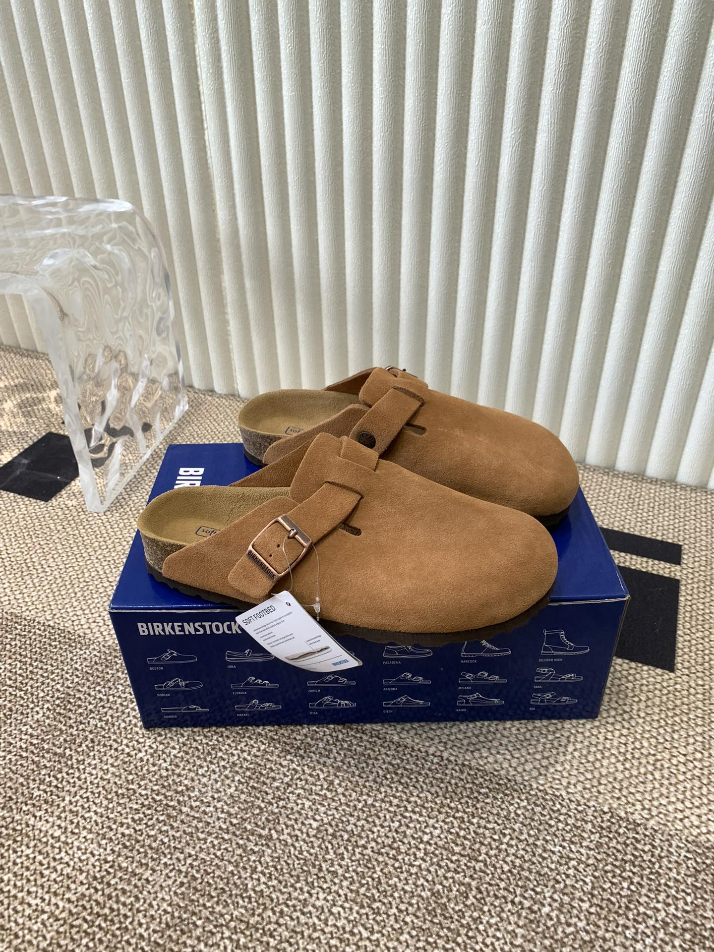 Birkenstock Boston Clogs: Ergonomic Suede Mules for Couples, Size 35-45 2 i1721555740 2478 3