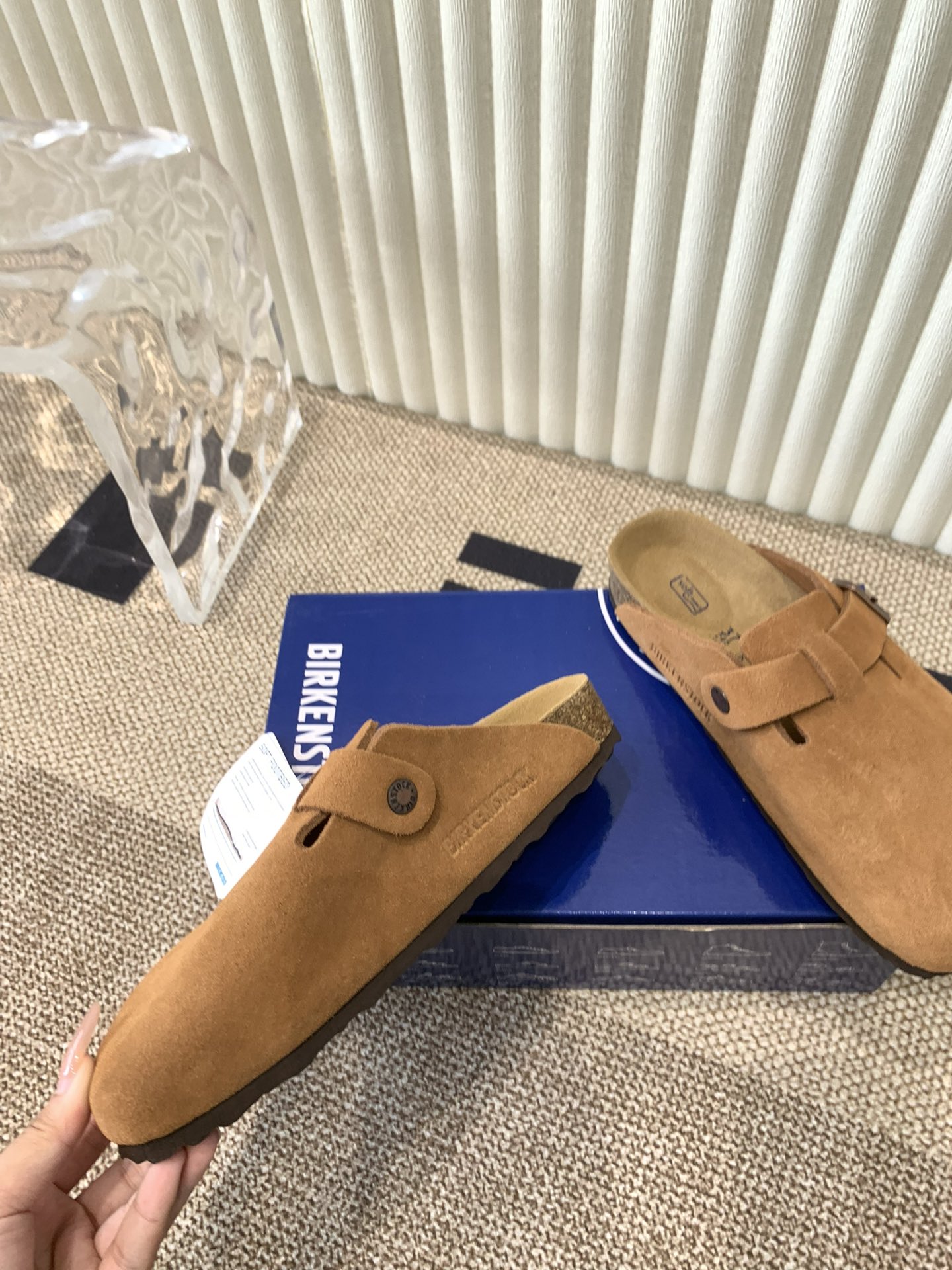 Birkenstock Boston Clogs: Ergonomic Suede Mules for Couples, Size 35-45 6 i1721555740 4990 4