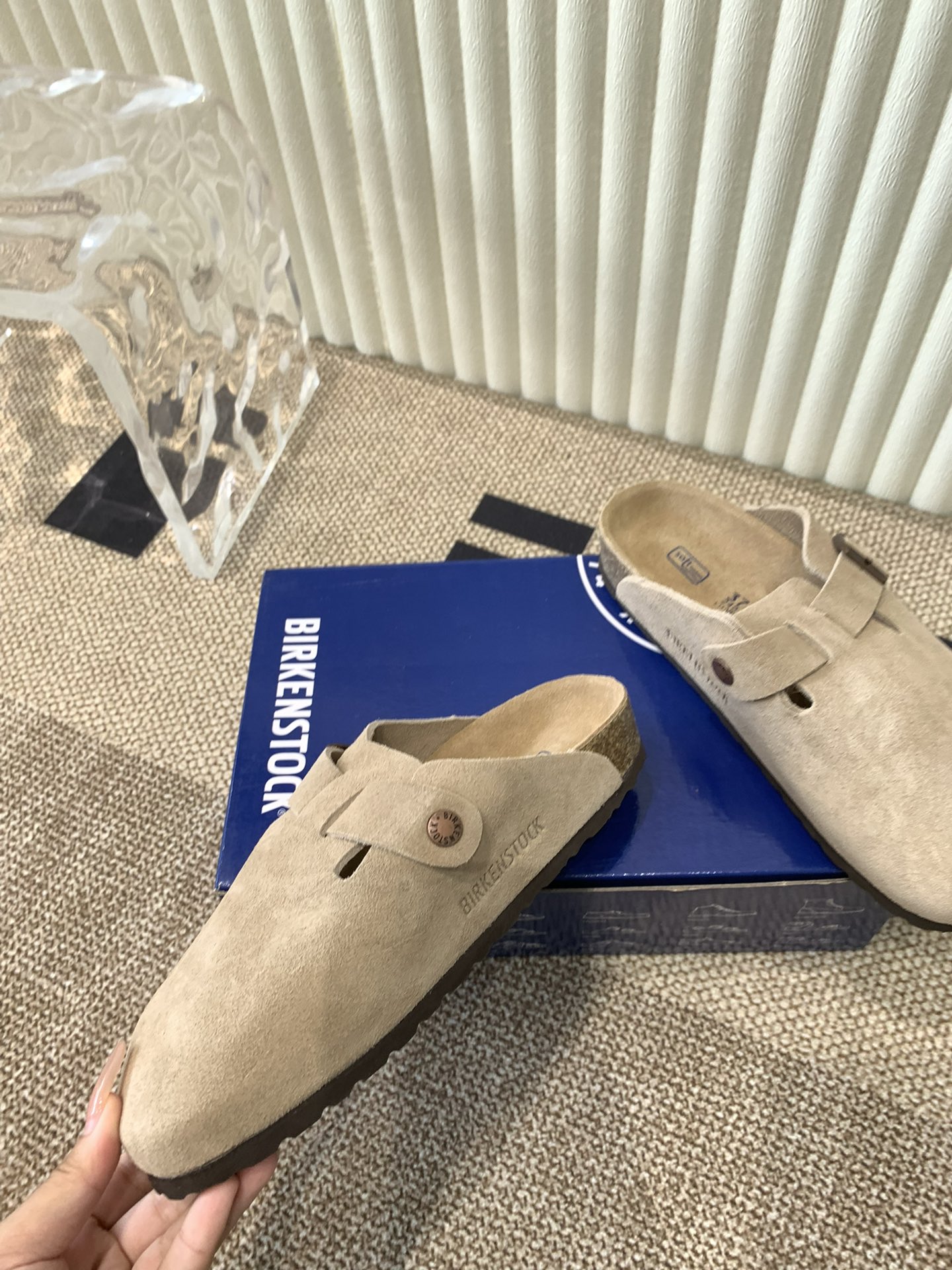 Birkenstock Boston Clog - Unisex Suede Leather Clogs and Mules - Size 35-45 7 i1721555796 1709 1