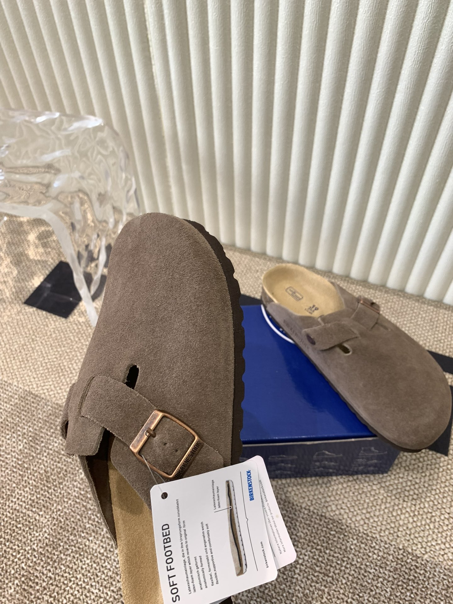 Unisex Birkenstock Boston Clogs - Comfortable Suede Mules and Slides 9 i1721555819 5845 4