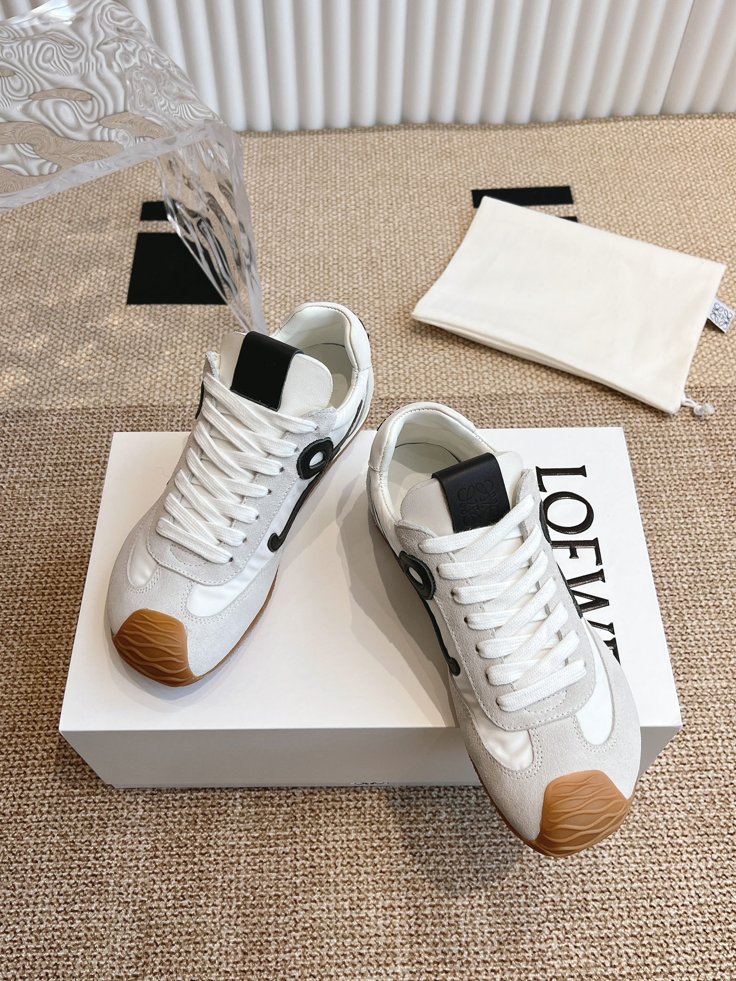 Loewe Balletrunner Sneakers: Leather & Fabric Upper, Rubber Sole, Sizes 35-45 3 i1733154342 8693 0