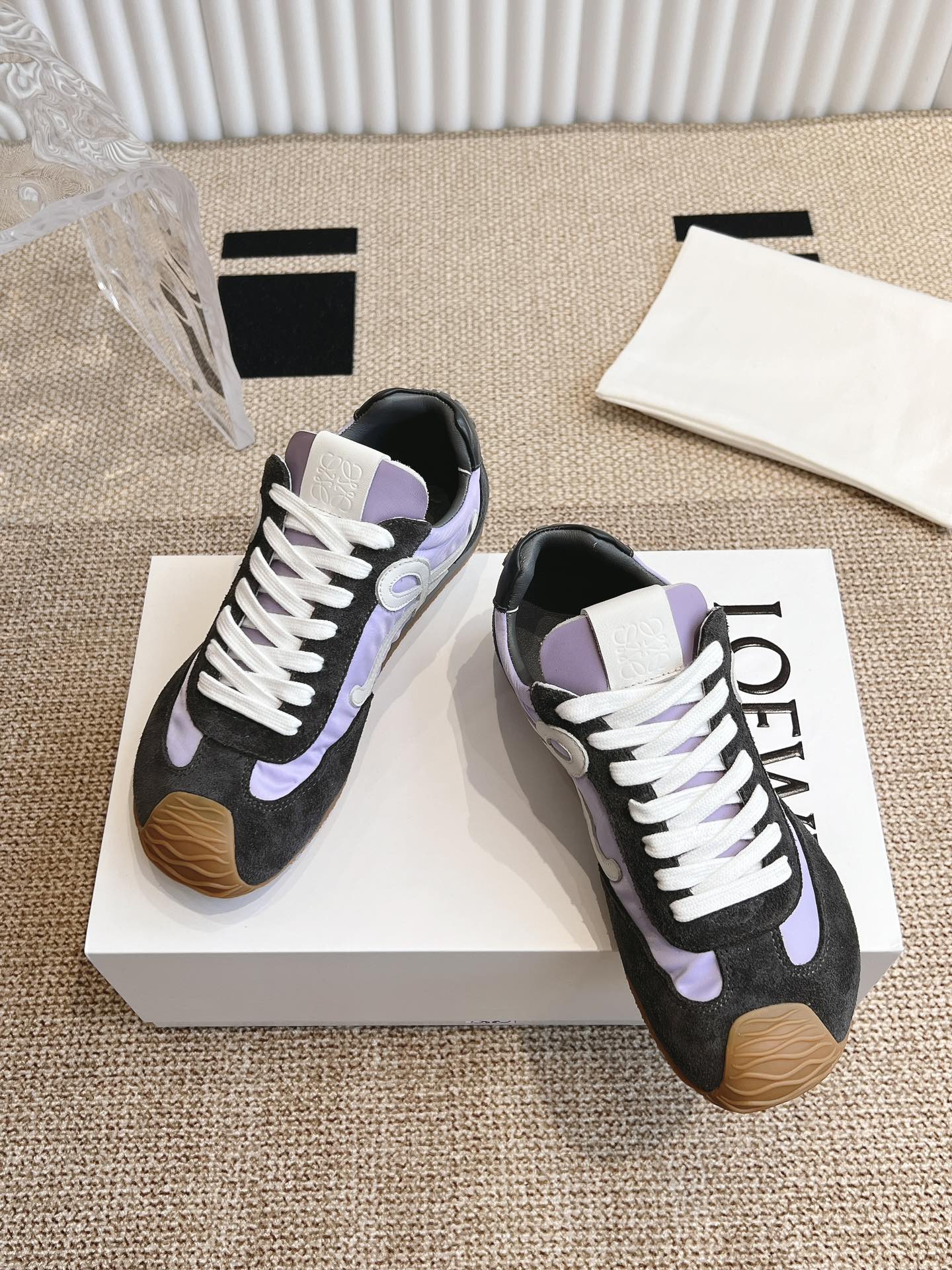 Loewe Balletrunner Sneakers - Leather and Fabric Upper - Sizes 35-45 4 i1733154762 1148 8
